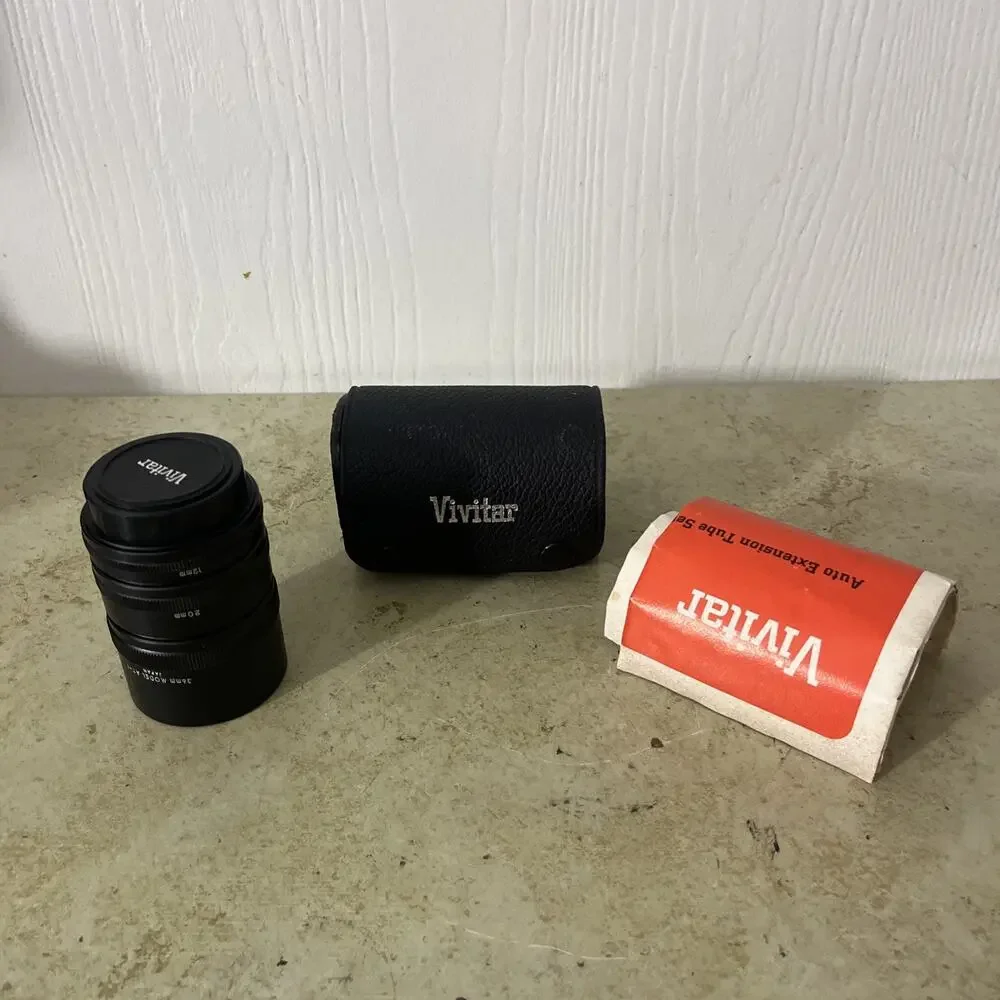 Vintage Vivitar Automatic Extension Tube At-1 W/case